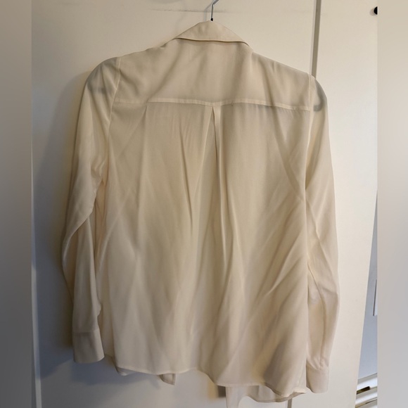 Sezane Florence Cream Silk Blouse - Picture 3 of 4